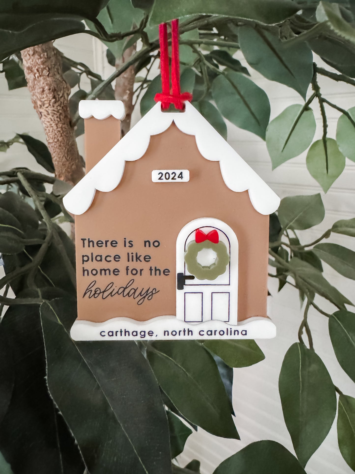 Personalized New Home Ornament, 2025 Christmas Ornament, Christmas Gift, Core Memory | Home for the Holidays