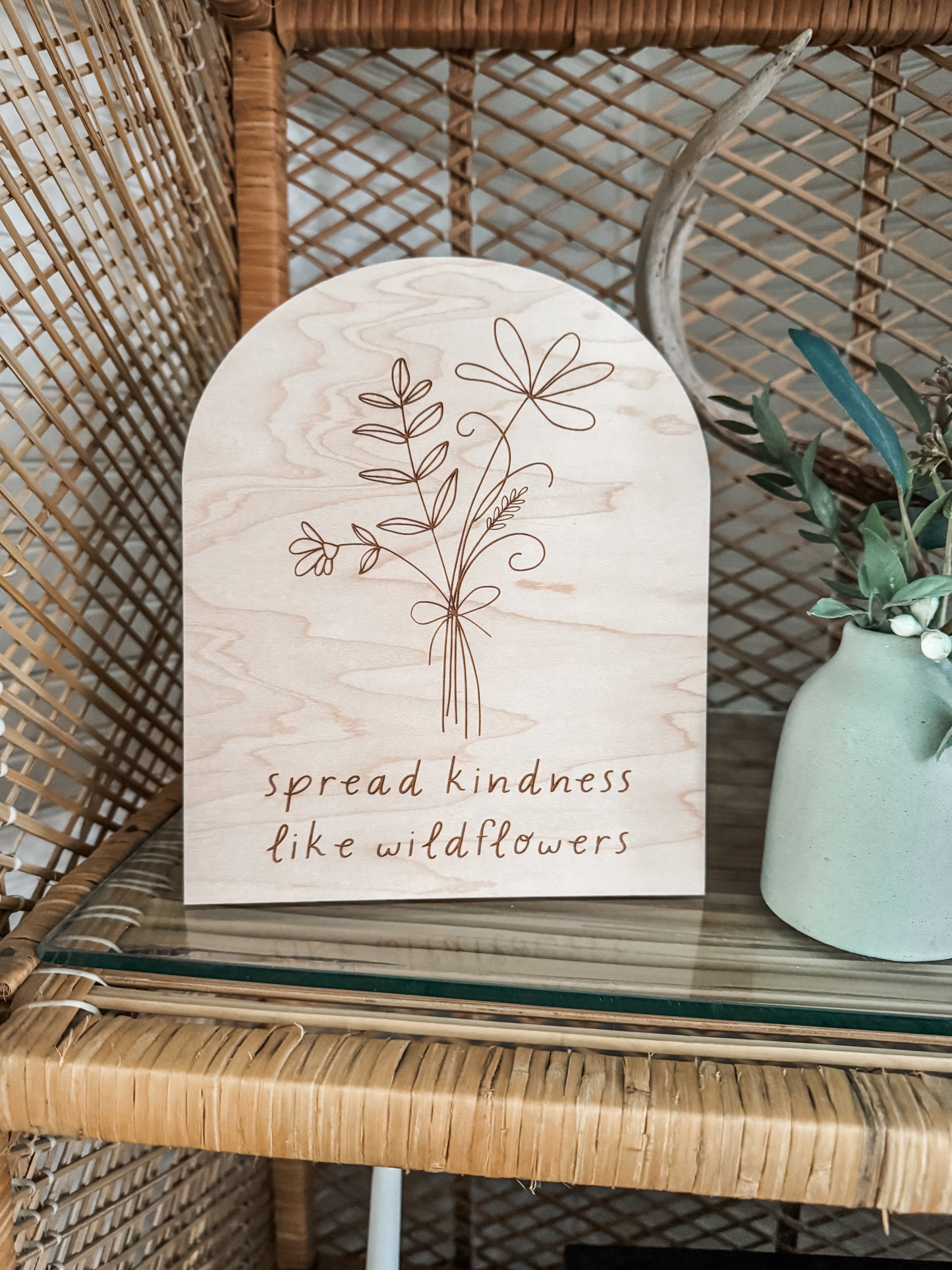 Wildflower collection Arch Sign
