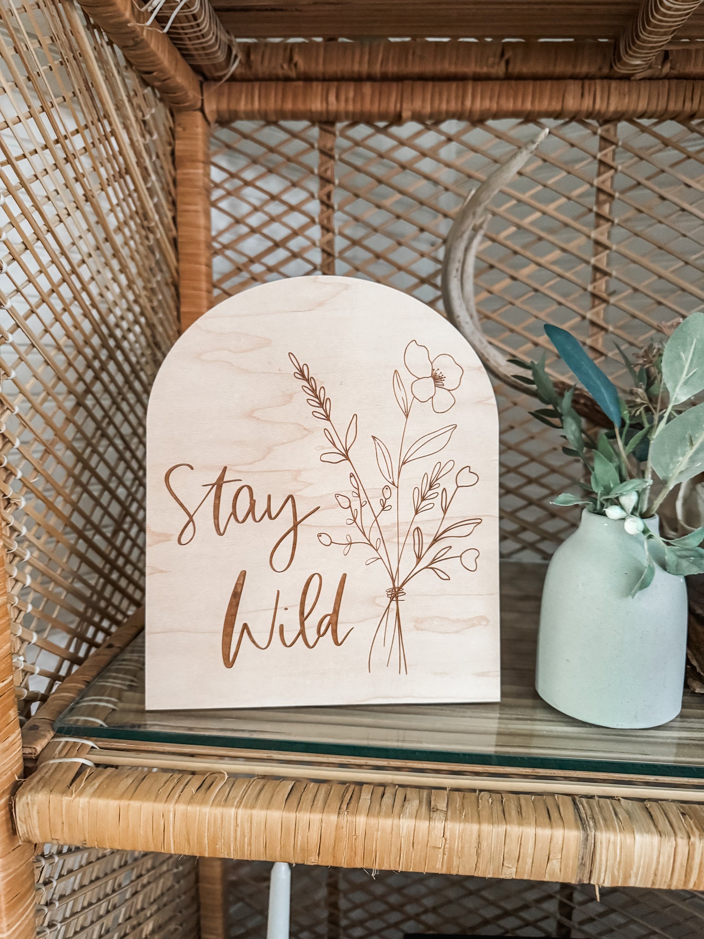 Wildflower collection Arch Sign