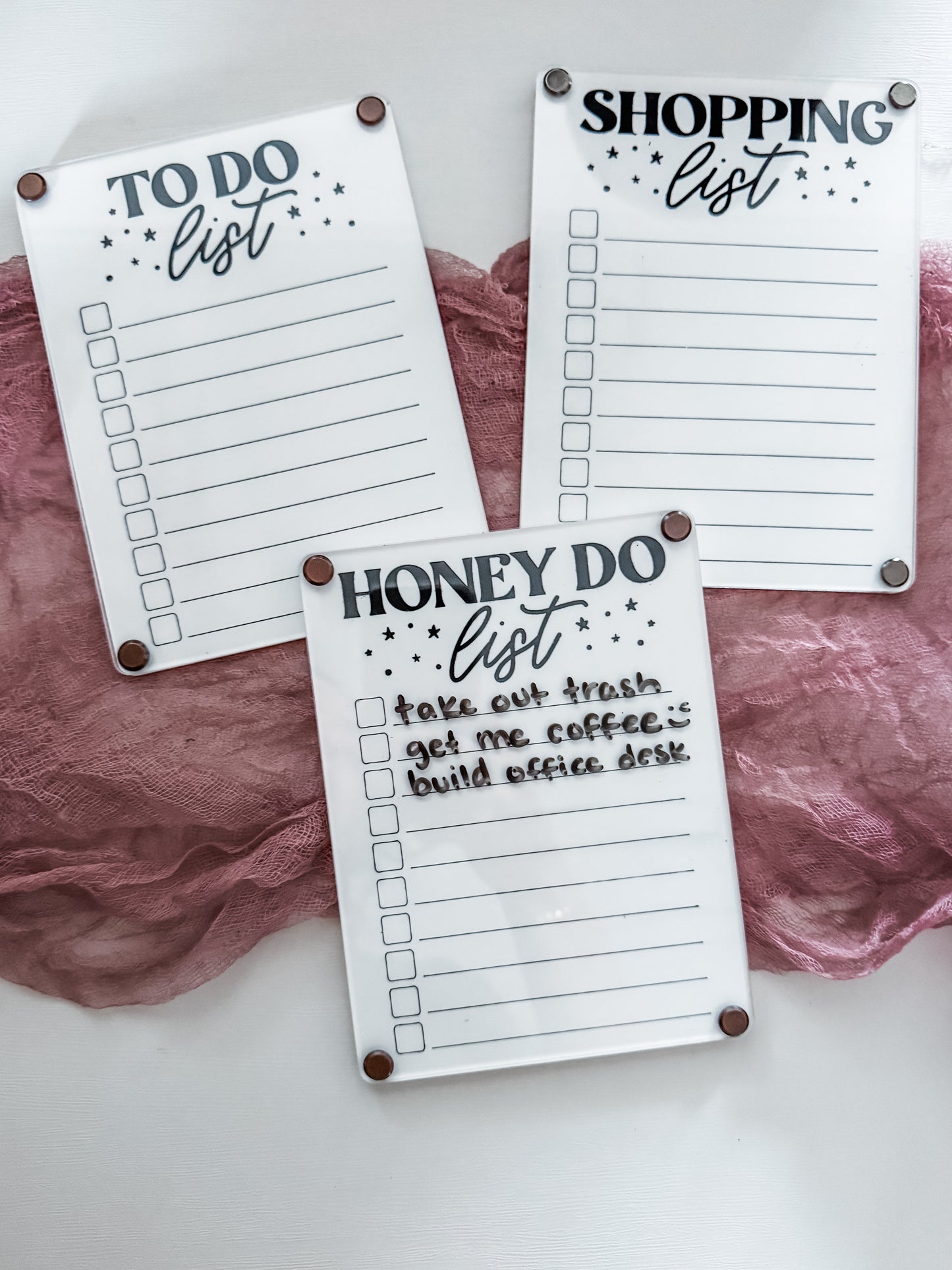 To Do List Dry Erase Board | Office Check List | Small Business Organization | Magnet To Do List | Desktop Check List