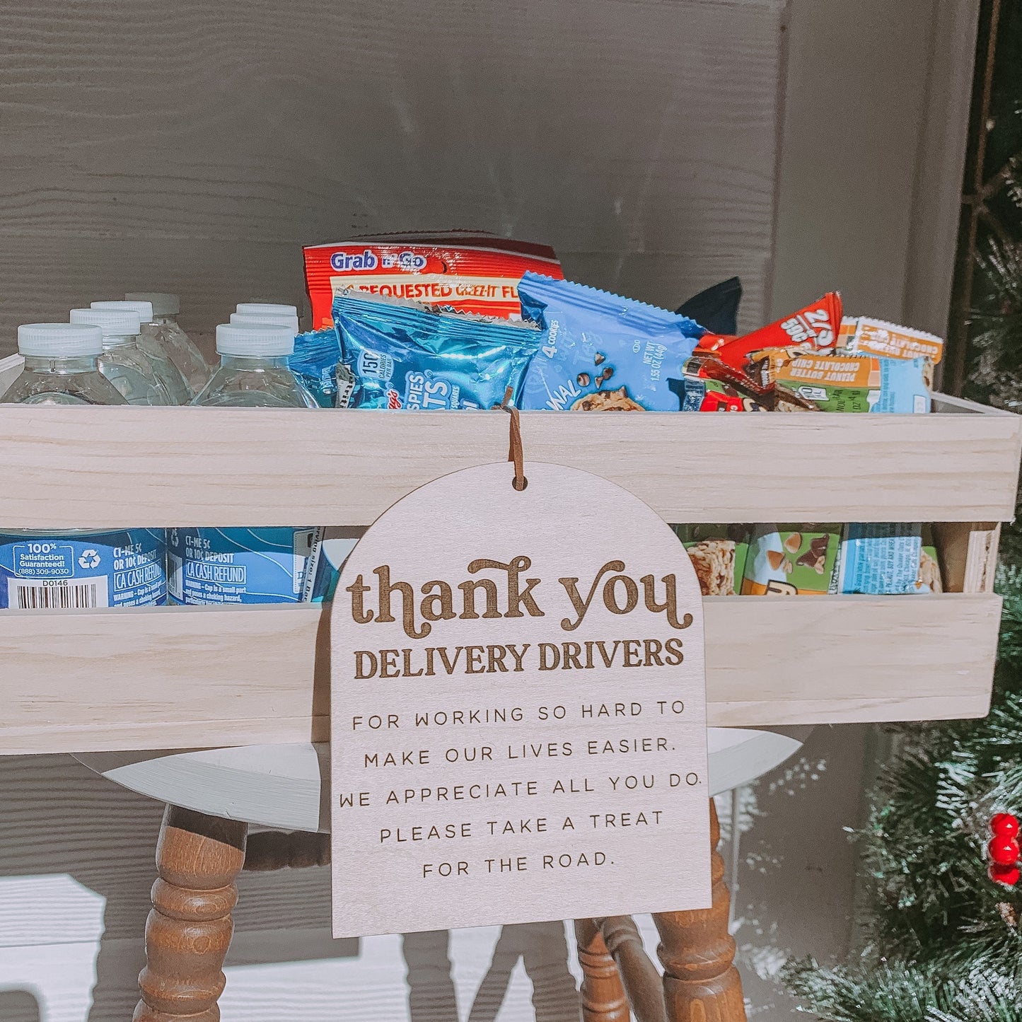 Thank You Delivery Drivers Sign | Appreciation Delivery Drivers | Postal Worker Appreciation | Crate Not Included