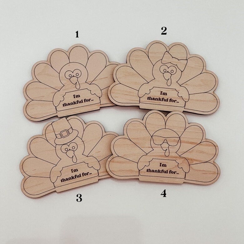 DIY I’m Thankful For Magnet Pick Your Style | Kids Thanksgiving Craft | Homeschool Craft | DIY Thanksgiving Kit | Pick your style
