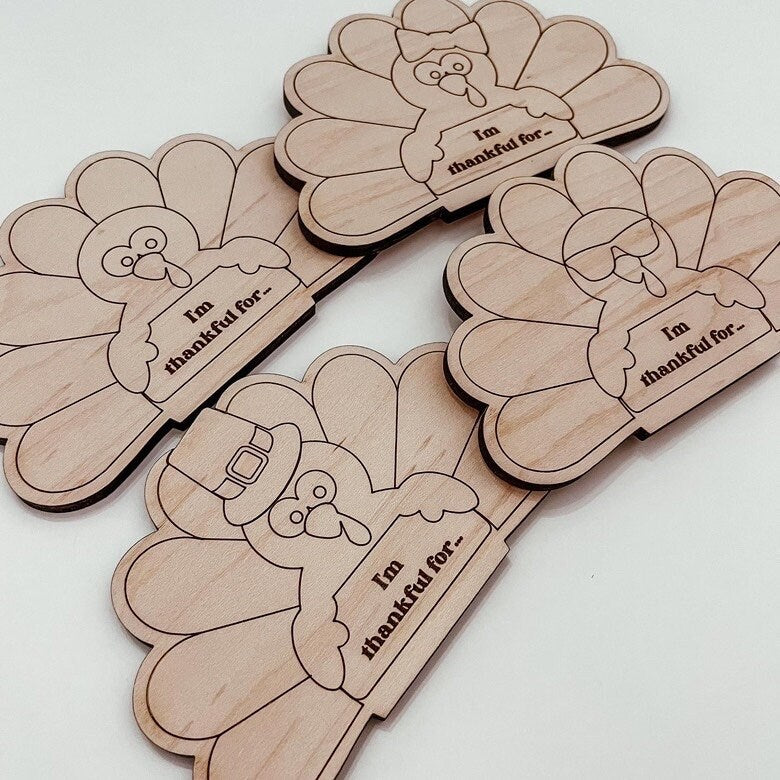 DIY I’m Thankful For Magnet Pick Your Style | Kids Thanksgiving Craft | Homeschool Craft | DIY Thanksgiving Kit | Pick your style