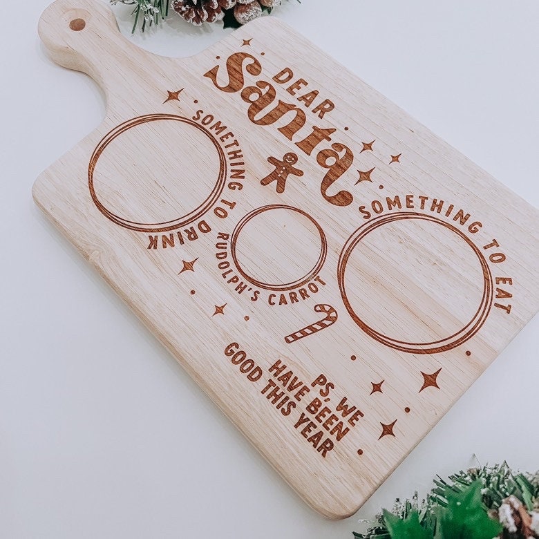 Santa’s Cookies Tray | Milk and Cookies for Santa | Christmas Eve Cookie Tray | Santa’s Treats