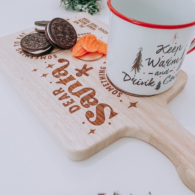 Santa’s Cookies Tray | Milk and Cookies for Santa | Christmas Eve Cookie Tray | Santa’s Treats