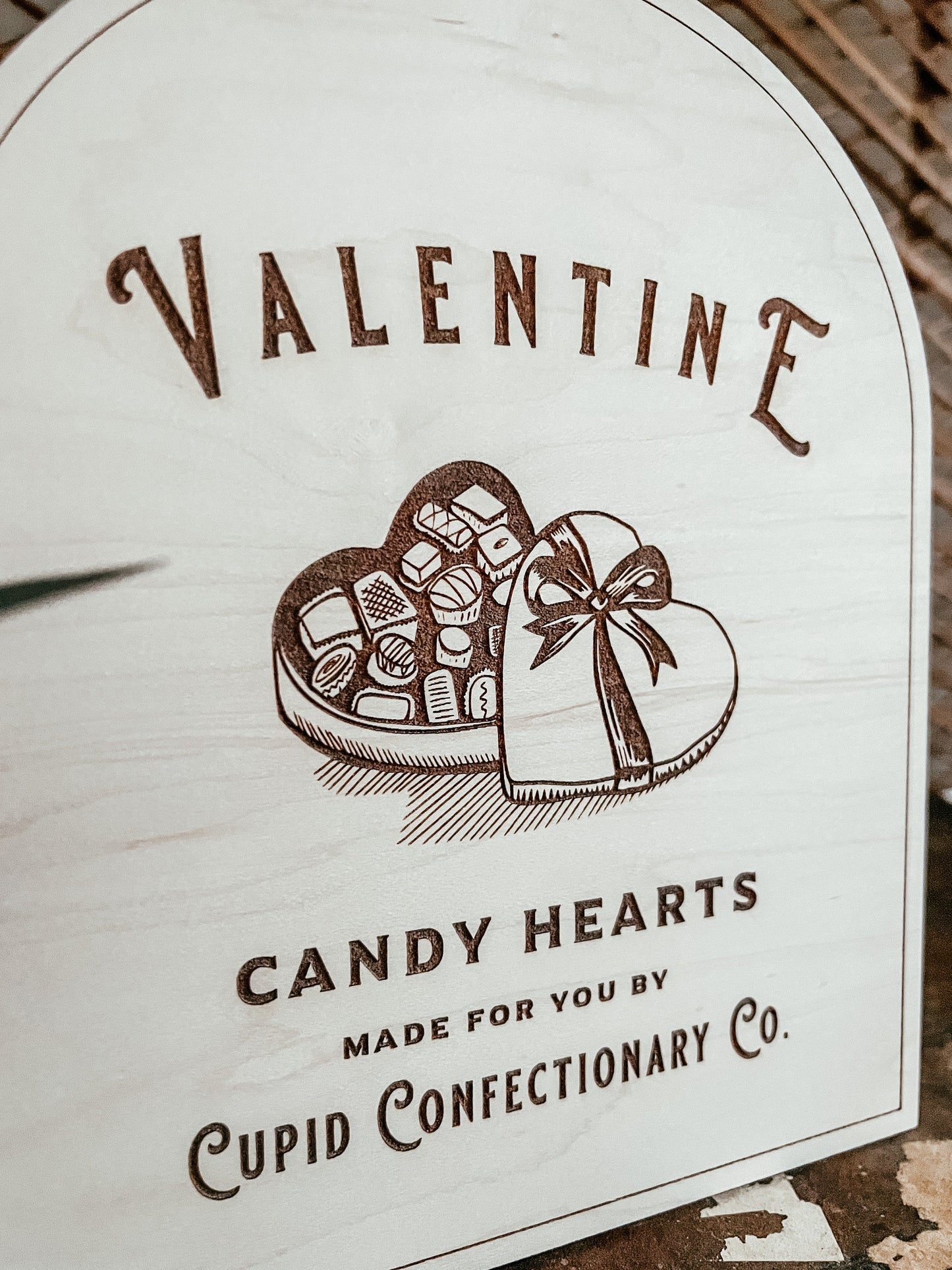 Valentine Candy Hearts Arch Sign | Boho Valentines Day Sign | Retro Arch Sign | Valentines Day Decor
