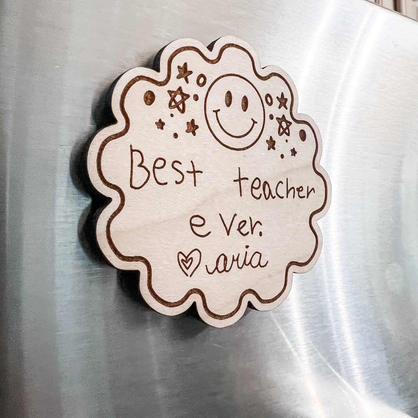 Custom Handwriting Magnet | Pick Your Style | Kids Art Display | Refrigerator Magnets | Kids Magnets | Childrens Artwork