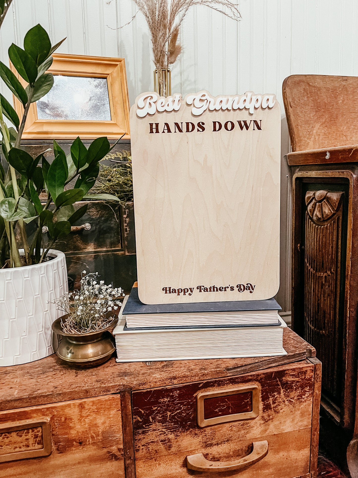 DIY Father's Day Gift | Best Dad Hands Down | Kid’s Handprint Craft | Father's Day Gift Craft | Paint + Brush NOT included