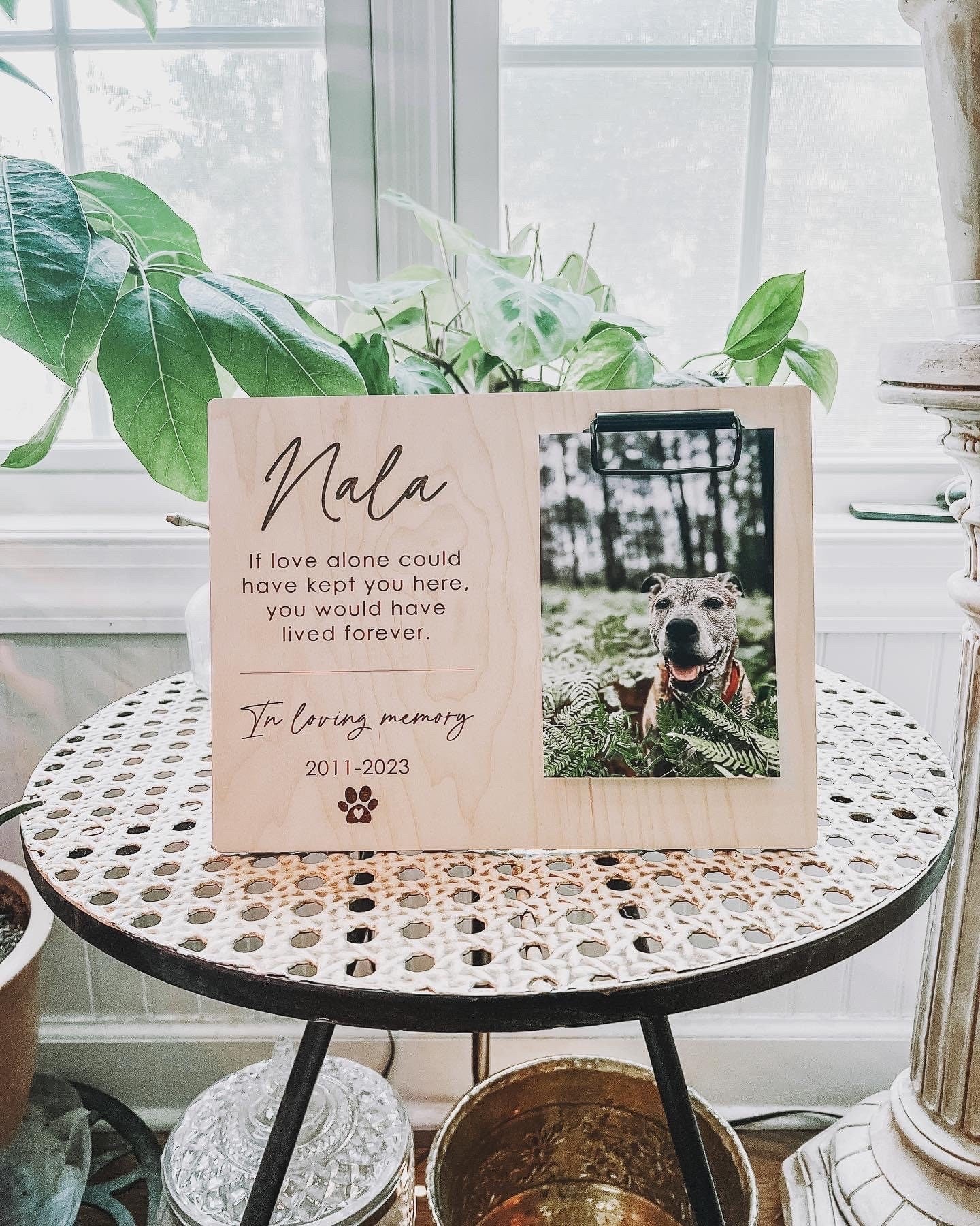 Personalized Pet Memorial Frame | Custom Picture Frame | Sentimental Gift | Pet Loss Gift | | Picture Frame