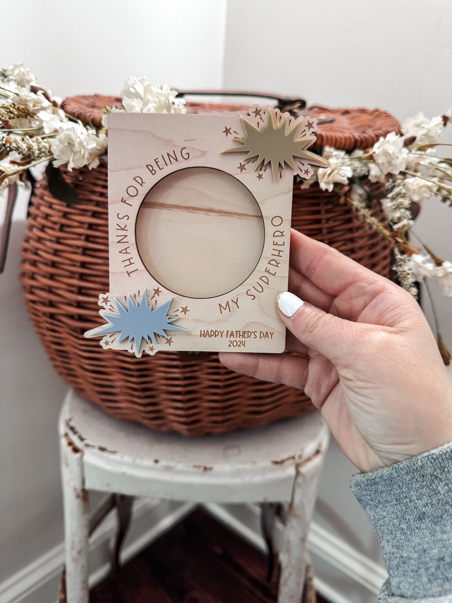 Father's Day Frame Magnet, Custom Picture Frame | Sentimental Gift | Gift For Dad | Happy Father’s Day | Picture Frame | Pick Your Style