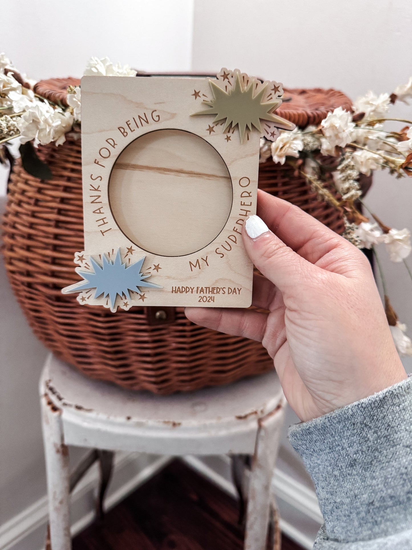 Father's Day Frame Magnet, Custom Picture Frame | Sentimental Gift | Gift For Dad | Happy Father’s Day | Picture Frame | Pick Your Style
