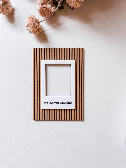 Pattern Mother's Day Photo Frame | Mother's Day Gift Frame with Stand | Custom Picture Frame | Sentimental Gift | Gift For Mom