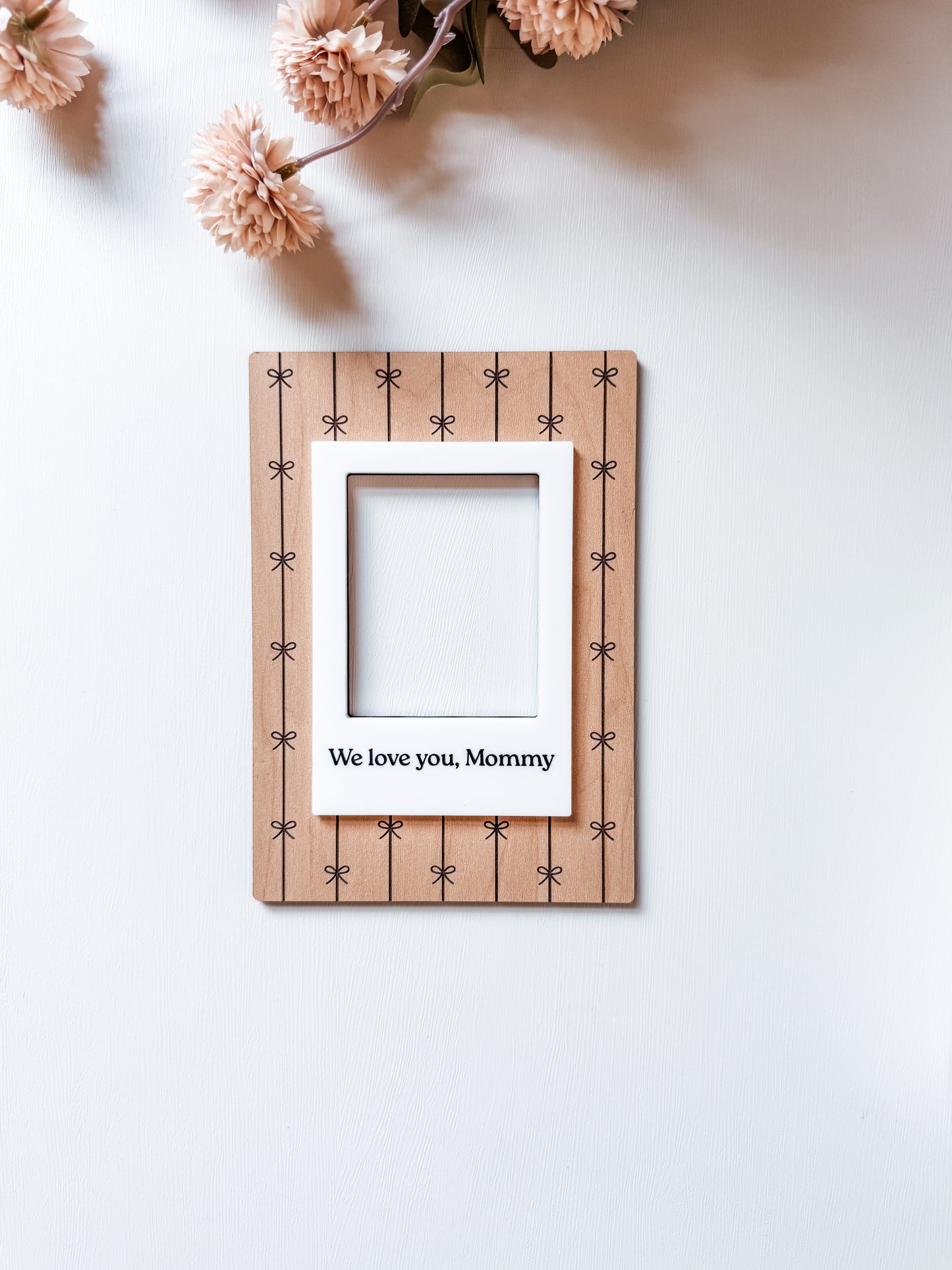 Pattern Mother's Day Photo Frame | Mother's Day Gift Frame with Stand | Custom Picture Frame | Sentimental Gift | Gift For Mom