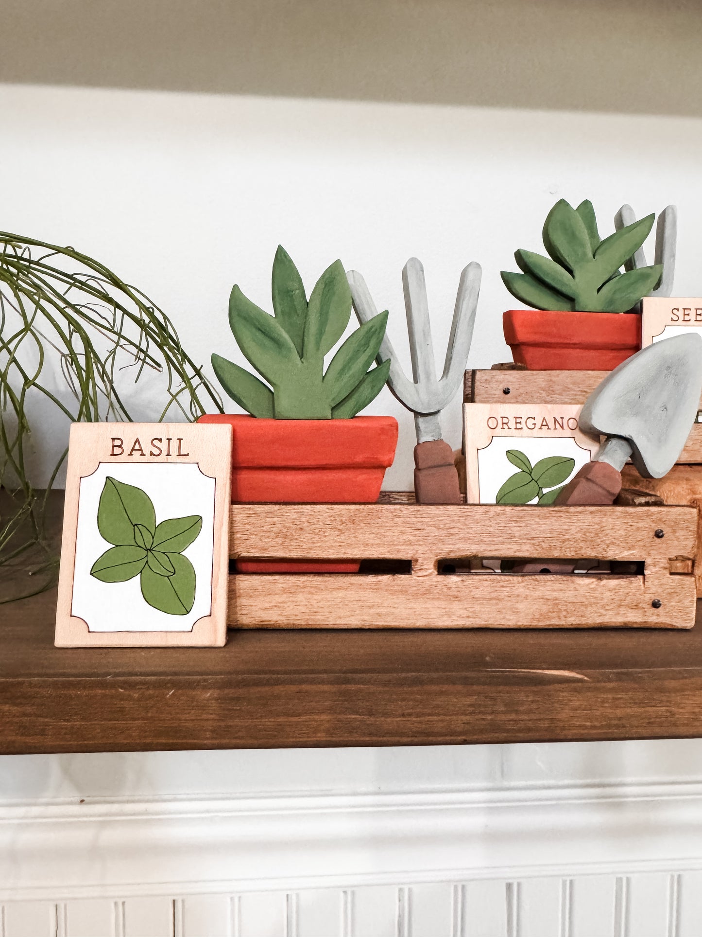 Plant Crate Decor