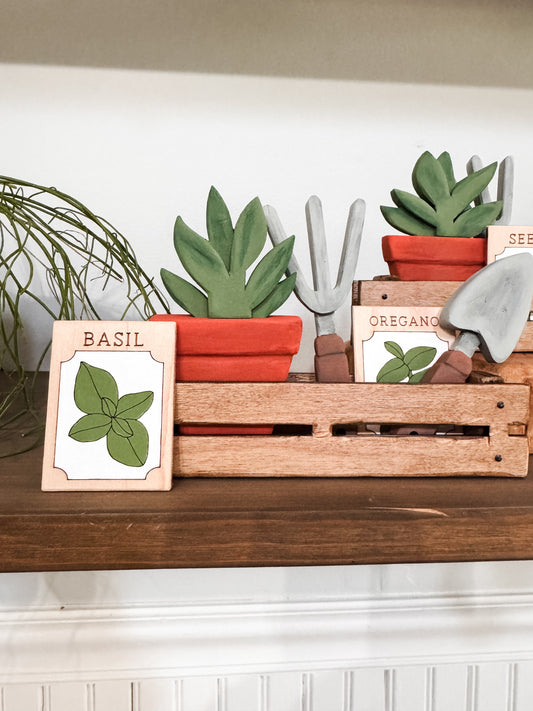 Plant Crate Decor
