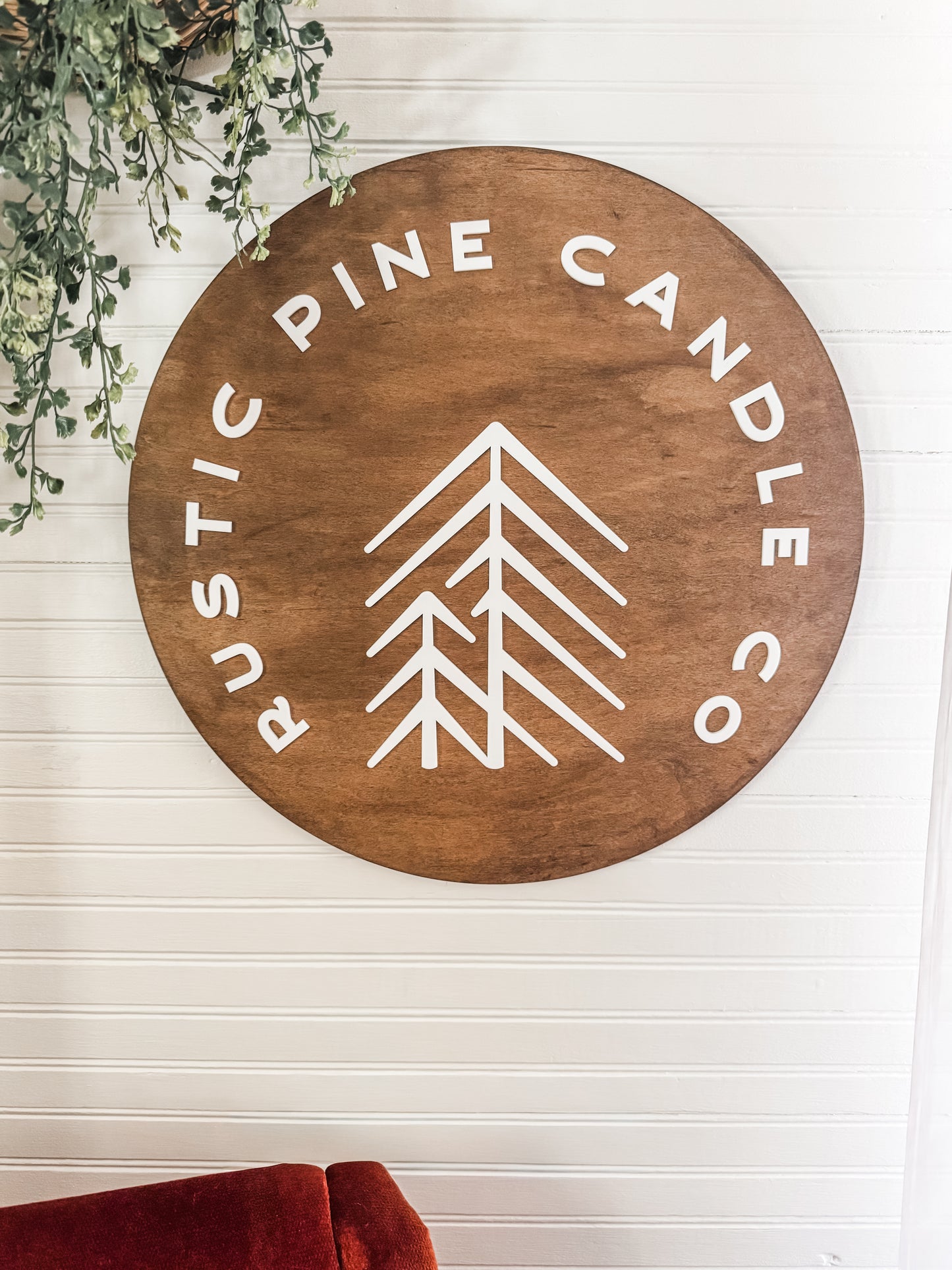 Business Logo Sign | Branding Round Circle Sign