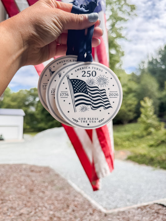 USA 250th Anniversary Ornament