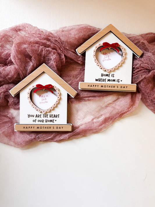 You are the Heart of Our Home Mother's Day Gift Frame Magnet | Custom Picture Frame | Sentimental Gift | Gift For Mom | Happy Mother's Day