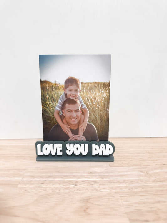 Personalized Dad Photo Holder
