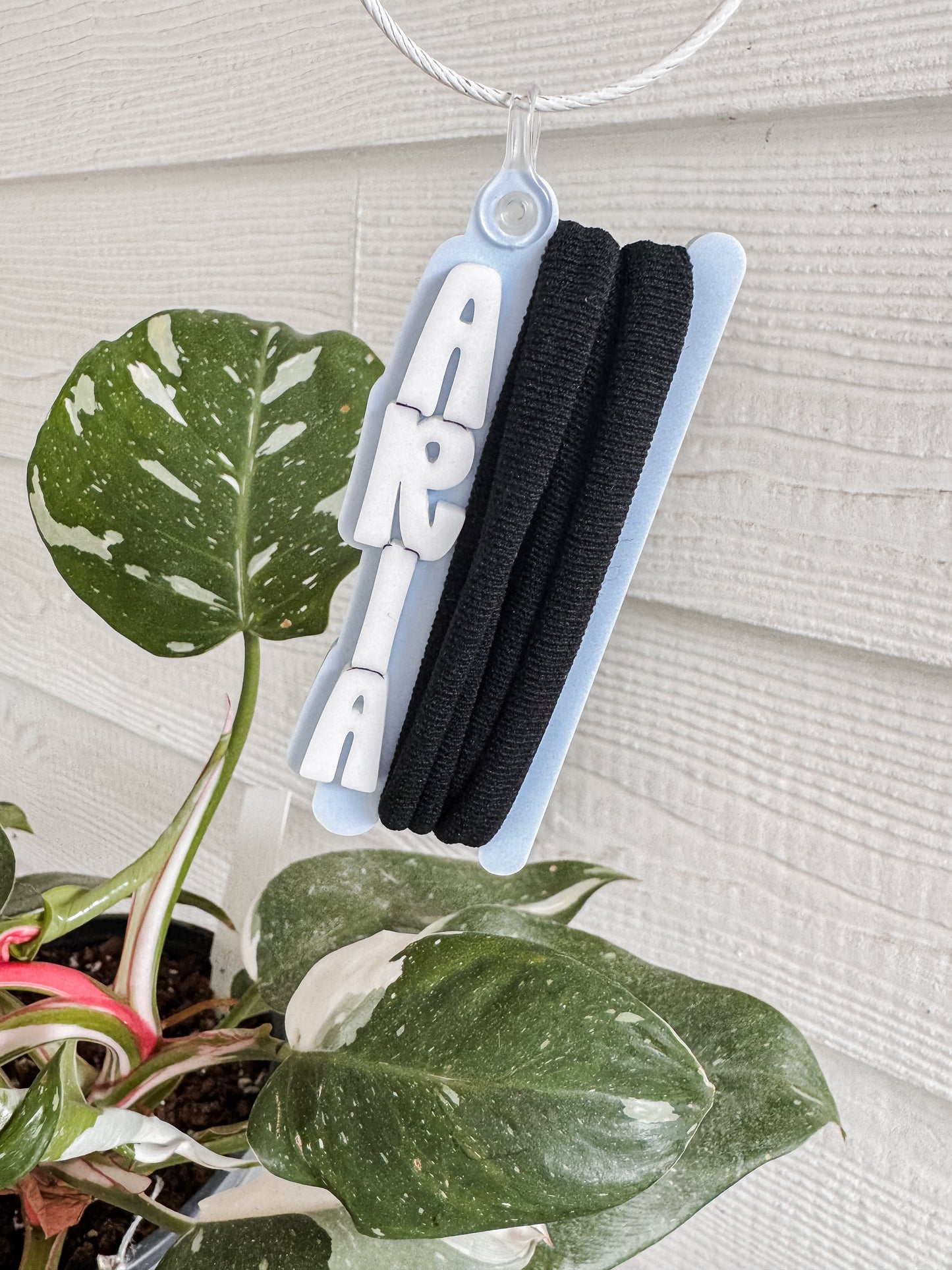 Personalized Hair Tie Holder | Custom Name Hair Tie Organizer | Girls Hair Accessories Holder | Stocking Stuffer