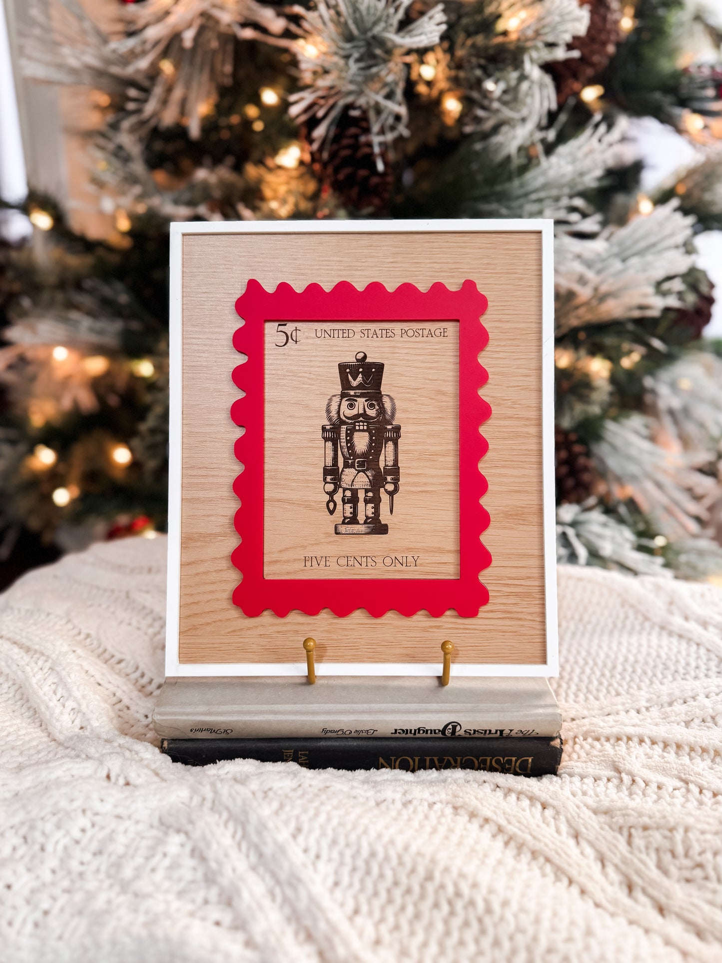 Vintage inspired Christmas Stamp Signs