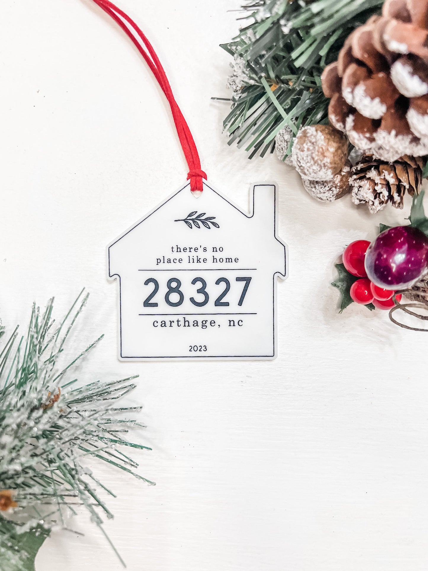 Personalized Zip Code Ornament, 2023 Christmas Ornament, Christmas Gift, 2023 Memory | Home for the Holidays |