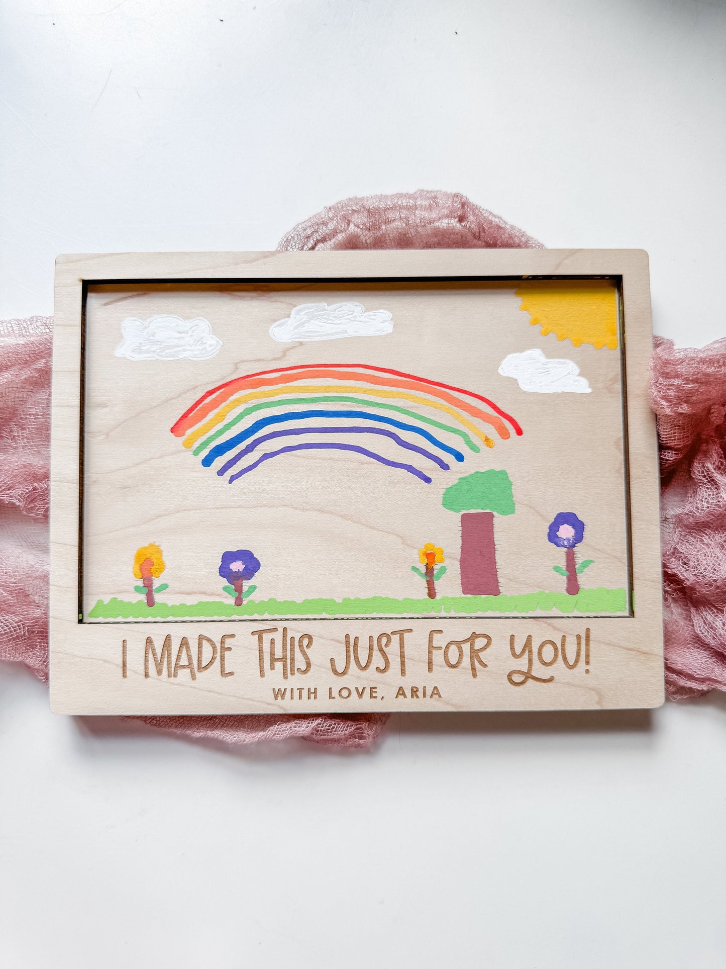Personalized DIY Kids Drawing Gift | Gift for Mom | Gift for Dad | Grandparent Gift | Teacher Gift