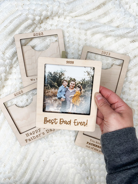 2024 Personalized Father’s Day Frame Magnet | Custom Picture Frame | Sentimental Gift | Gift For Dad | Happy Father’s Day | Picture Frame
